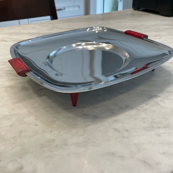 Vintage Mid Century Stainless Steel Serving Dish - Picture 6 of 6